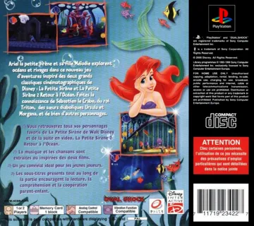 Disney La Petite Sirene 2 (FR) box cover back